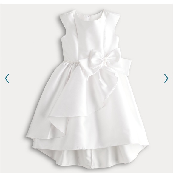 Bonnie Jean Other - Bonnie Jean Mikado cascade Communion Dress. Size